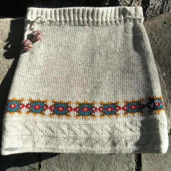 Everest Designs Wool skirt made in Nepal in great condition size M - Picture 16 of 16